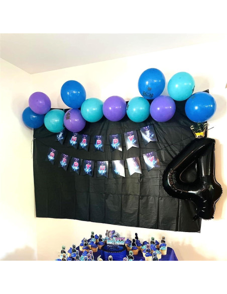 Globo de Número 2 40 cm Negro de Aluminio para Fiestas Globo de Número 2 40 cm Negro de Aluminio para Fiestas