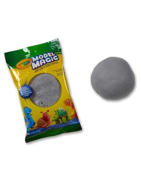 Crayola Model Magic Gris 113.4g - Material de Modelado Seguro Crayola Model Magic Gris 113.4g - Material de Modelado Seguro