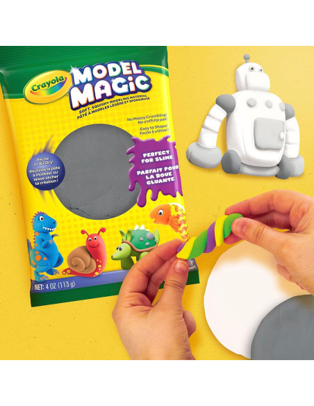 Crayola Model Magic Gris 113.4g - Material de Modelado Seguro Crayola Model Magic Gris 113.4g - Material de Modelado Seguro