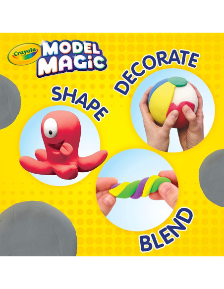 Crayola Model Magic Gris 113.4g - Material de Modelado Seguro Crayola Model Magic Gris 113.4g - Material de Modelado Seguro