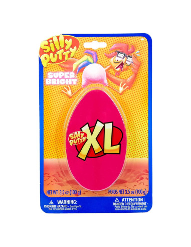 Silly Putty Crayola XL Colores Neón 100g Juguete Antiestrés