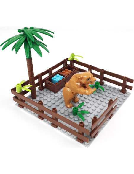 Juego de Construcción de Granja ELEFOCUS 6 Piezas Animales Juego de Construcción de Granja ELEFOCUS 6 Piezas Animales