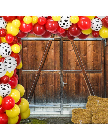 Kit de Arco de Globos de Vaca KEFAN - Decoración Fiesta Cumpleaños