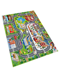 Alfombra de Juego Oriate Ciudad Moderna 120x80 cm Educativa