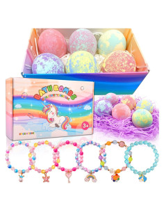 Set de Bombas de Baño Sorpresa MADO con Pulseras para Niñas