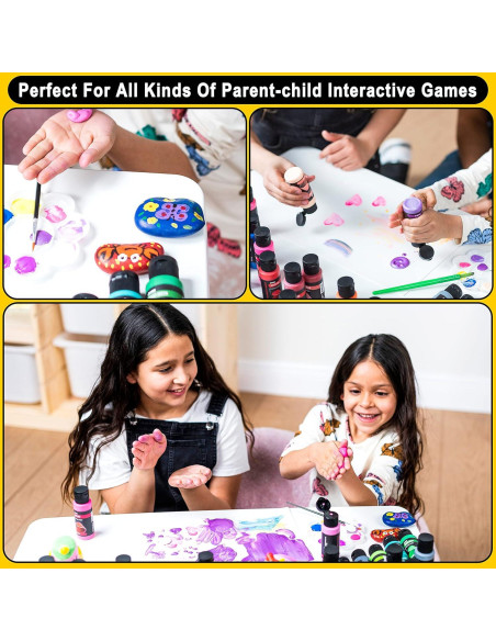 Set de Pintura Tempera JOYIN 12 Colores 2 oz Lavable Set de Pintura Tempera JOYIN 12 Colores 2 oz Lavable