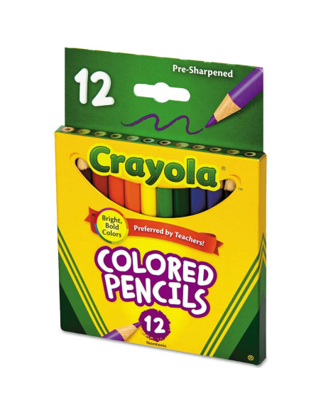 Lápices de Colores Crayola 684112 Madera 12 Colores 3.3 mm Lápices de Colores Crayola 684112 Madera 12 Colores 3.3 mm