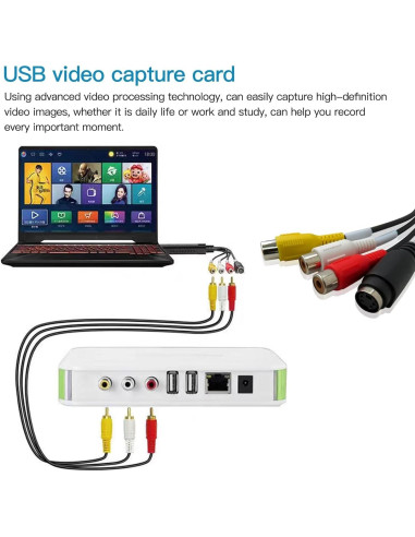 Adaptador Captura Video USB 2.0 USonline911 VHS a DVD