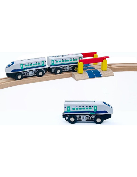 Juego de Accesorios de Vías de Tren de Madera SAIBURAZ Juego de Accesorios de Vías de Tren de Madera SAIBURAZ