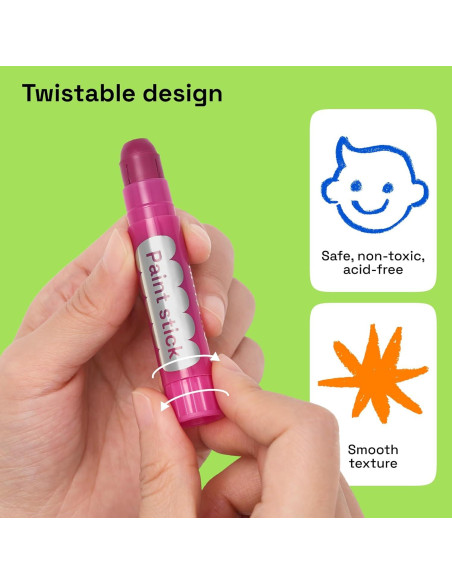 ARTISTRO Pintura Tempera Lavable 24 Barras para Niños ARTISTRO Pintura Tempera Lavable 24 Barras para Niños