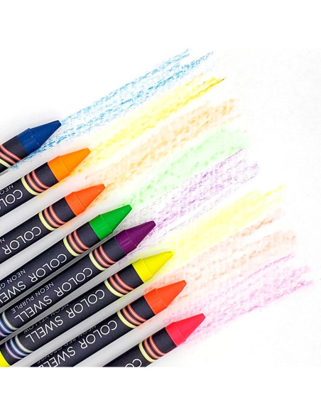 Crayones Neón Color Swell a Granel - 36 Cajas de 8 Crayones Crayones Neón Color Swell a Granel - 36 Cajas de 8 Crayones
