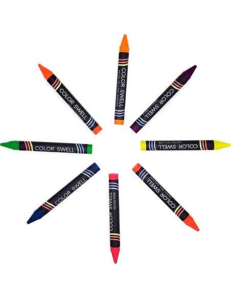 Crayones Neón Color Swell a Granel - 36 Cajas de 8 Crayones Crayones Neón Color Swell a Granel - 36 Cajas de 8 Crayones