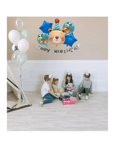 Globo de Aluminio 3D Oso Jamie DAMI - Decoración Fiesta Infantil
