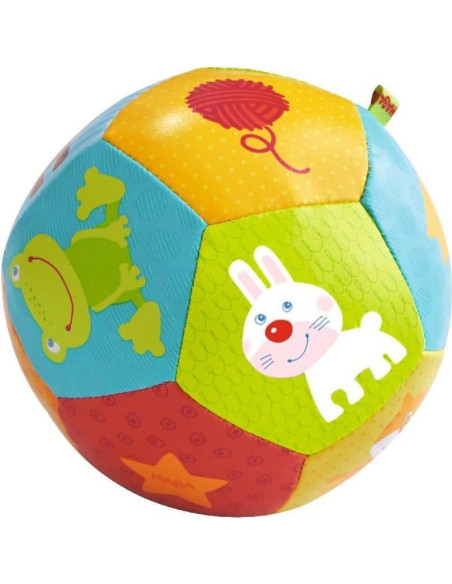 Pelota Suave para Bebés HABA Mis Amigos Animales 11.4 cm Pelota Suave para Bebés HABA Mis Amigos Animales 11.4 cm