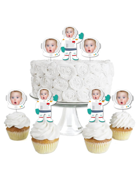 Decoraciones para Cupcakes Personalizadas Gran Punto - Espacio Exterior Decoraciones para Cupcakes Personalizadas Gran Punto - Espacio Exterior