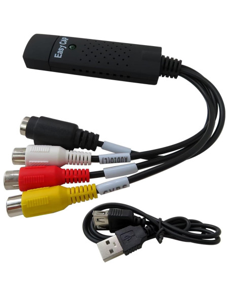 Adaptador Captura Video USB 2.0 USonline911 VHS a DVD Adaptador Captura Video USB 2.0 USonline911 VHS a DVD