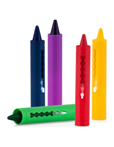 Crayones de Baño Nuby 5 Piezas Lavables para Niños