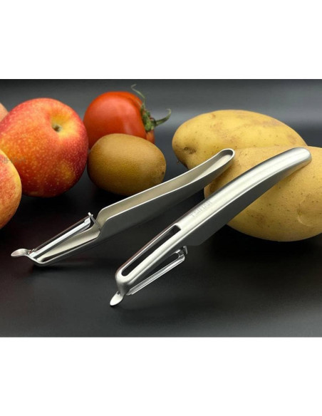 Pelador de Manzana y Patatas TSIHAR TH240010 Acero Inoxidable Pelador de Manzana y Patatas TSIHAR TH240010 Acero Inoxidable