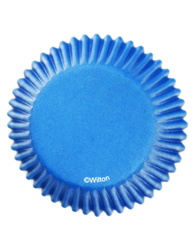 Tazas para Hornear Wilton 75 Unidades Papel Azul 5.08 cm