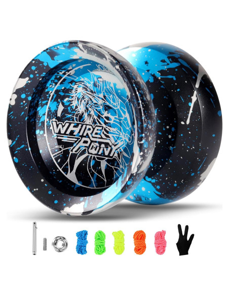 Yoyo Profesional JOLESHARE T3 Metálico + 5 Cuerdas + Guante Yoyo Profesional JOLESHARE T3 Metálico + 5 Cuerdas + Guante
