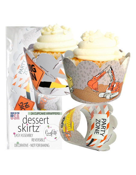 Fundas para Cupcake Confetti Couture 24 Pzas Reversibles Fundas para Cupcake Confetti Couture 24 Pzas Reversibles