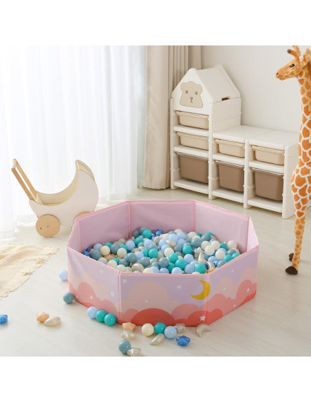 Bolas de Piscina GOGOSO 100PCS Estrellas y Lunas Bolas de Piscina GOGOSO 100PCS Estrellas y Lunas