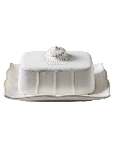 Plato de Mantequilla Lifenanny Porcelana Blanco con Tapa 19.3x14.2cm Plato de Mantequilla Lifenanny Porcelana Blanco con Tapa 19.3x14.2cm