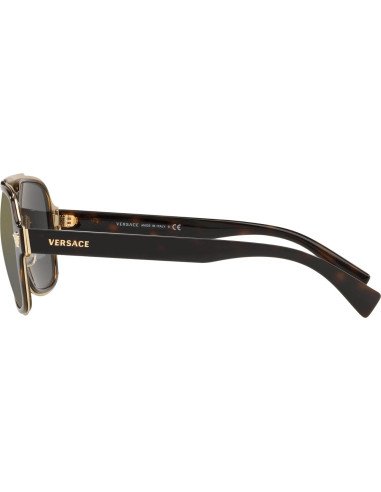 Gafas de sol Versace VE 2199 Havana oscuro 56mm espejo