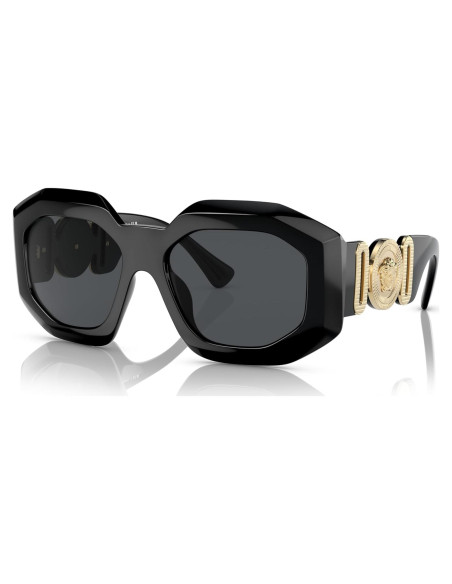 Gafas de Sol Versace Mujer Marco Negro Lentes Grises 56mm Gafas de Sol Versace Mujer Marco Negro Lentes Grises 56mm