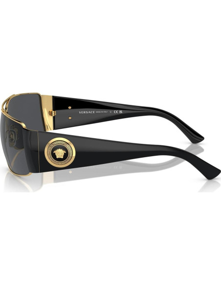 Gafas de sol Versace Marco Dorado Lentes Polarizados 63mm Gafas de sol Versace Marco Dorado Lentes Polarizados 63mm