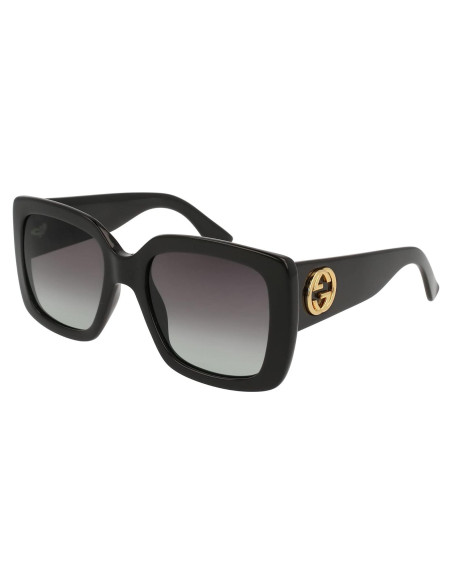Gafas de sol Gucci GG0141SN Cuadradas 53mm Negro/Oro Gafas de sol Gucci GG0141SN Cuadradas 53mm Negro/Oro