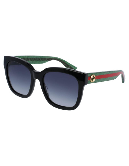 Gafas de sol Gucci GG0034SN Cuadradas Negro/Verde/Rojo 54mm Gafas de sol Gucci GG0034SN Cuadradas Negro/Verde/Rojo 54mm