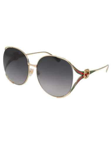 Gafas de sol Gucci GG0225S doradas 63mm con funda