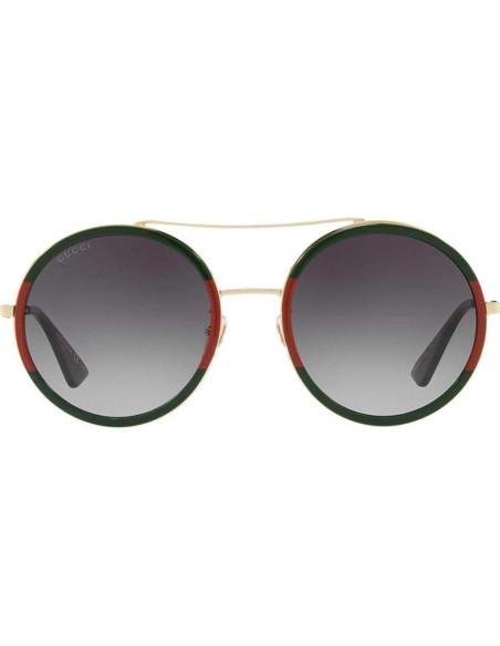 Gafas de sol Gucci GG0061S redondas degradadas verdes Gafas de sol Gucci GG0061S redondas degradadas verdes