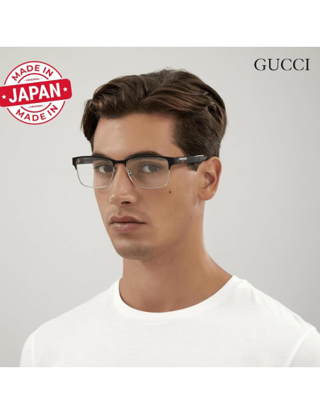 Gafas Gucci GG0750O Metal Rectangulares + Kit de Lujo Gafas Gucci GG0750O Metal Rectangulares + Kit de Lujo