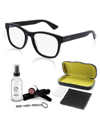 Gafas Gucci GG0004ON Cuadradas + Kit de Lujo eSHADES