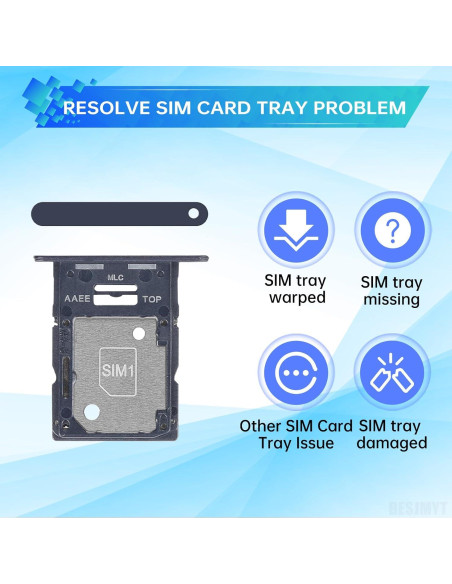 Bandeja de tarjeta SIM para Samsung Galaxy A15 5G - BESJMYT Bandeja de tarjeta SIM para Samsung Galaxy A15 5G - BESJMYT