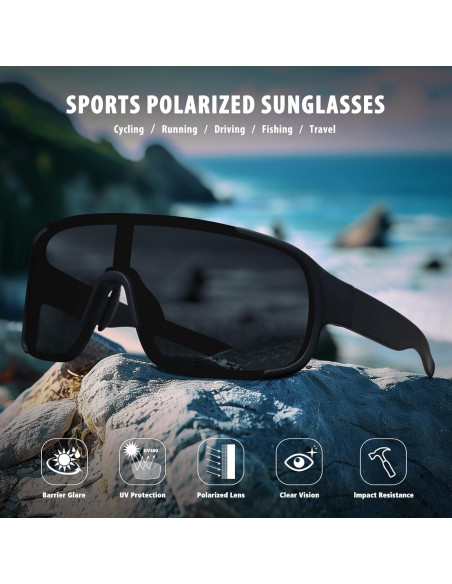 Gafas de sol deportivas Ofwin UV400 para running y pesca Gafas de sol deportivas Ofwin UV400 para running y pesca