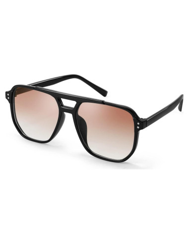 Gafas de Sol FEISEDY Retro Cuadradas UV400 Unisex