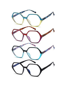 Gafas de lectura EYEURL 4-Pack diseño vintage 3.5x 2