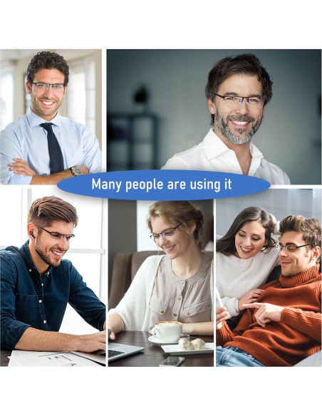 Gafas bloqueadoras de luz azul Anourney Metal 2 PCs UV400 Gafas bloqueadoras de luz azul Anourney Metal 2 PCs UV400