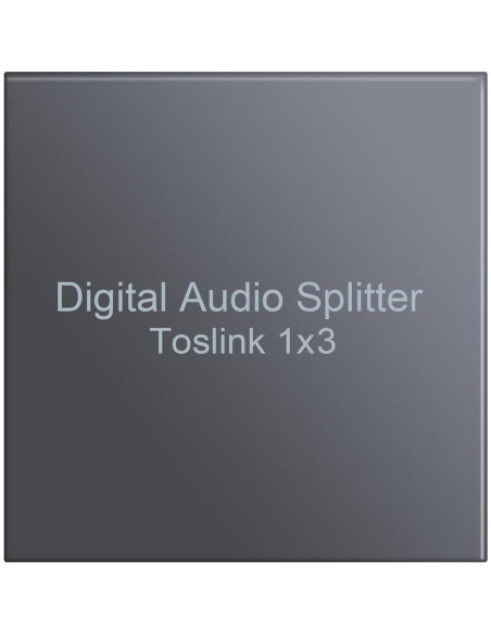 Divisor de Audio Óptico Digital CAMWAY SPDIF Toslink 1x3 Divisor de Audio Óptico Digital CAMWAY SPDIF Toslink 1x3