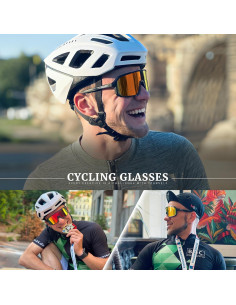 Gafas de Ciclismo SCVCN DZ-S62 UV400 Policarbonato 2