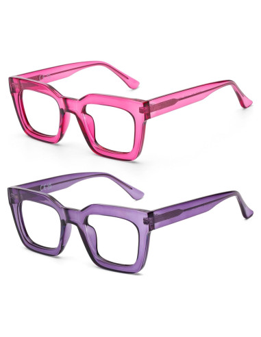 Gafas de Lectura AQWANO 1.0x Estilo Moda Bloqueo Luz Azul