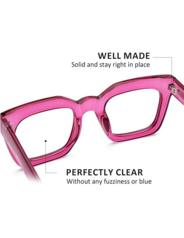 Gafas de Lectura AQWANO 1.0x Estilo Moda Bloqueo Luz Azul