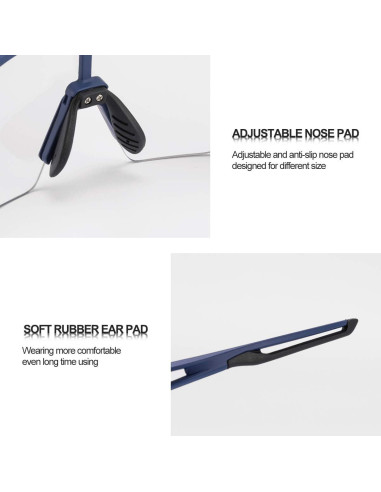Gafas de sol fotocromáticas ROCKBROS UV400 para ciclismo