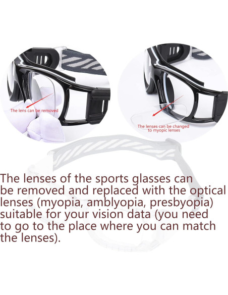 Gafas Deportivas Antivaho Baloncesto Fútbol Ajustables Gafas Deportivas Antivaho Baloncesto Fútbol Ajustables