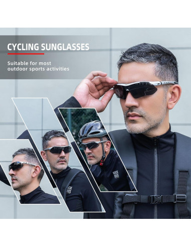 Gafas de sol ROCKBROS polarizadas para ciclismo y deportes