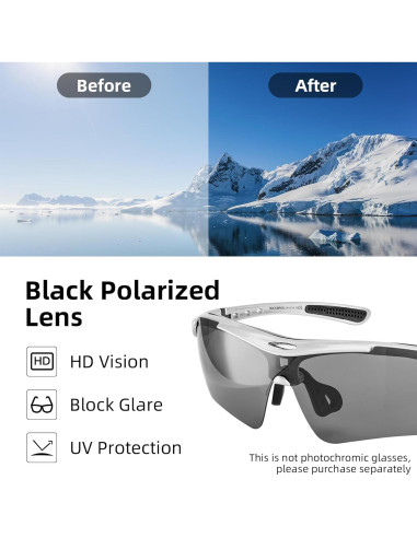 Gafas de sol ROCKBROS polarizadas para ciclismo y deportes
