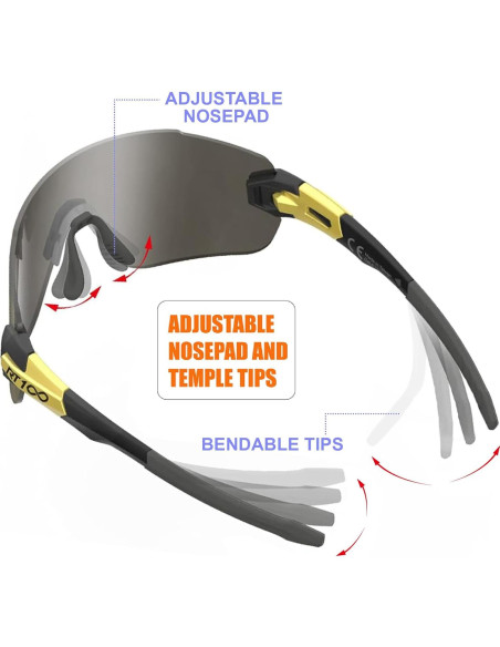 Gafas de Sol RT100 para Ciclismo Unisex con Protección UV Gafas de Sol RT100 para Ciclismo Unisex con Protección UV